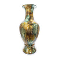 Large Floor Vase - 11" X 11" X 23" Brown Ceramic Floor Vase