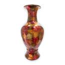 Large Floor Vase - 11" X 11" X 23" Gray Ceramic Floor Vase