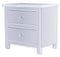 Dresser with Mirror - 23" X 15'.75" X 22" Gray MDF, Wood, Mirrored Glass Accent Cabinet with  Drawers