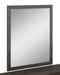 Large Mirror - 43" Refined Grey High Gloss Mirror
