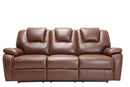 Cheap Sofas - 40" Contemporary Brown Leather Sofa