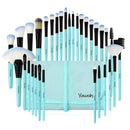 32Pcs Set Professional Makeup Brush Foundation Eye Shadows Lipsticks Powder Make Up Brushes Tools w/ Bag pincel maquiagem AExp