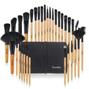 32Pcs Set Professional Makeup Brush Foundation Eye Shadows Lipsticks Powder Make Up Brushes Tools w/ Bag pincel maquiagem AExp
