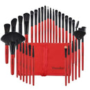 32Pcs Set Professional Makeup Brush Foundation Eye Shadows Lipsticks Powder Make Up Brushes Tools w/ Bag pincel maquiagem AExp
