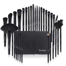 32Pcs Set Professional Makeup Brush Foundation Eye Shadows Lipsticks Powder Make Up Brushes Tools w/ Bag pincel maquiagem JadeMoghul Inc. 