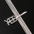 33 Style Headwear For Women Letter Hair Clip Girls Hair Accessories Fashion Charm Cute Rhinestone Gold Silver AExp