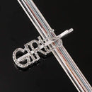 33 Style Headwear For Women Letter Hair Clip Girls Hair Accessories Fashion Charm Cute Rhinestone Gold Silver AExp