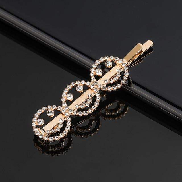 33 Style Headwear For Women Letter Hair Clip Girls Hair Accessories Fashion Charm Cute Rhinestone Gold Silver AExp