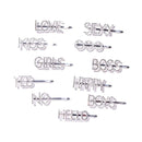 33 Style Headwear For Women Letter Hair Clip Girls Hair Accessories Fashion Charm Cute Rhinestone Gold Silver AExp