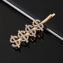 33 Style Headwear For Women Letter Hair Clip Girls Hair Accessories Fashion Charm Cute Rhinestone Gold Silver AExp