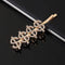 33 Style Headwear For Women Letter Hair Clip Girls Hair Accessories Fashion Charm Cute Rhinestone Gold Silver AExp