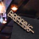 33 Style Headwear For Women Letter Hair Clip Girls Hair Accessories Fashion Charm Cute Rhinestone Gold Silver AExp