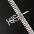 33 Style Headwear For Women Letter Hair Clip Girls Hair Accessories Fashion Charm Cute Rhinestone Gold Silver AExp