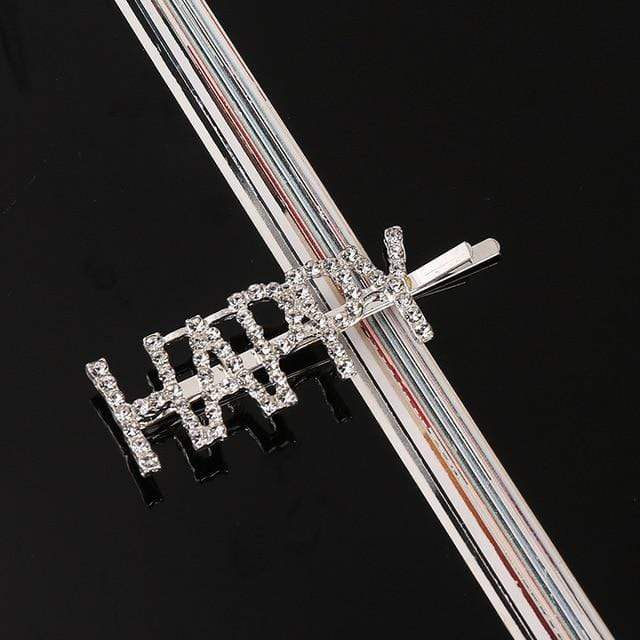 33 Style Headwear For Women Letter Hair Clip Girls Hair Accessories Fashion Charm Cute Rhinestone Gold Silver JadeMoghul Inc. 