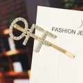 33 Style Headwear For Women Letter Hair Clip Girls Hair Accessories Fashion Charm Cute Rhinestone Gold Silver JadeMoghul Inc. 