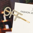 33 Style Headwear For Women Letter Hair Clip Girls Hair Accessories Fashion Charm Cute Rhinestone Gold Silver JadeMoghul Inc. 