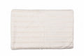 Quilted Throw - 50" x 70" x 2" Off White Faux Fur Throw