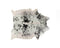Black and White Rug - 72" x 84" White and Black, Cowhide - Rug