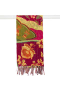 Neck Scarf - 18" x 72" Multicolor, Kantha - Scarf