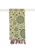 Neck Scarf - 18" x 72" Multicolor, Kantha - Scarf