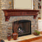 Fireplace Shelf - 72" Unfinished Wood Mantel Shelf