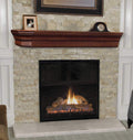 Fireplace Shelf - 72" Elegant Distressed Cherry Mantel Shelf