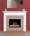 Fireplace Mantel Shelf - 48" Sophisticated White MDF Mantel Shelf
