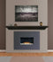Fireplace Mantel Shelf - 60" Modern Brown MDF Mantel Shelf