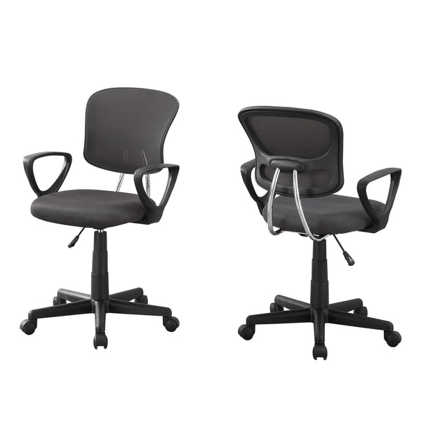 Best Office Chair - 21'.5" x 23" x 33" Grey, Foam, Metal, Polypropylene, Polyester - Office Chair