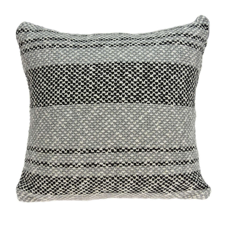 20x20 Pillow Covers - 20" x 0.5" x 20" Charming Transitional Gray Pillow Cover