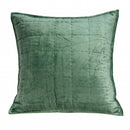 20x20 Pillow Covers - 20" x 0.5" x 20" Transitional Green Solid Quilted Pillow Cover