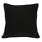 Black Throw Pillows - 20" x 0.5" x 20" Transitional Black and White Accent Pillow Cover