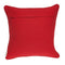 Body Pillow Covers - 20" x 0.5" x 20" Transitional Red and White Cotton Pillow Cover