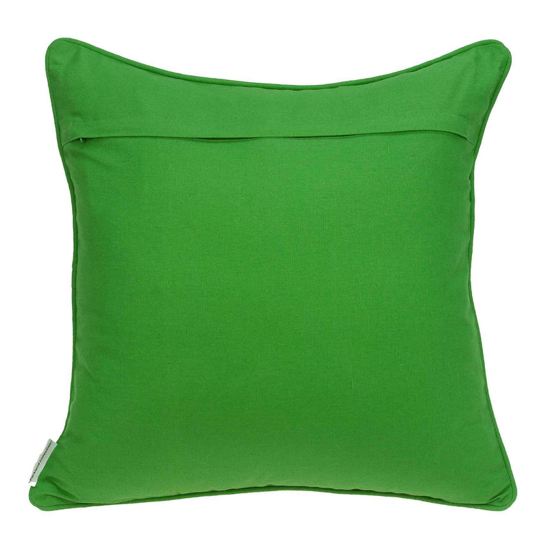 Body Pillow Covers - 20" x 0.5" x 20" Transitional Green and White Pillow Cover