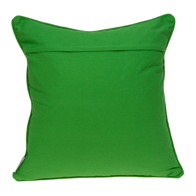 Body Pillow Covers - 20" x 0.5" x 20" Transitional Green and White Accent Pillow Cover