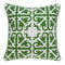 Body Pillow Covers - 20" x 0.5" x 20" Transitional Green and White Accent Cotton Pillow Cover