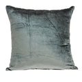 Body Pillow Covers - 18" x 7" x 18" Transitional Charcoal Solid Pillow Cover With Poly Insert