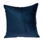 20x20 Pillow Covers - 20" x 7" x 20" Transitional Navy Blue Solid Pillow Cover With Poly Insert