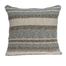 Couch Pillow Covers - 20" x 7" x 20" Charming Transitional Tan Cotton Pillow Cover With Poly Insert