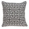 20x20 Pillow Covers - 20" x 7" x 20" Cool Transitional Gray and White Pillow Cover With Poly Insert
