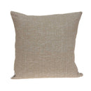 Couch Pillow Covers - 20" x 7" x 20" Charming Transitional Tan Cotton Accent Pillow Cover With Poly Insert