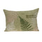 Pillow Inserts - 20" x 6" x 14" Tropical Green Accent Pillow Cover With Down Insert