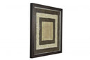 Hobby Lobby Shadow Box - 26" x 2" x 35" 35'' Brown, Wood, Fabric And Glass - Shadow Box