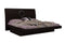 King Size Bed Frame - 77'' X 90'' X 40'' Modern Eastern King Wenge High Gloss Bed