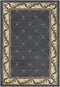 Blue Area Rugs - 7'7" x 10'10" Polypropylene Blue Area Rug