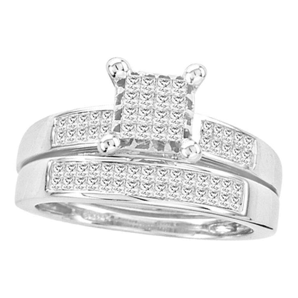 3/4CT-DIA INVISIBLE BRIDAL SET-Wedding Jewelry-5.5-JadeMoghul Inc.