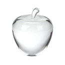 Living Room Decor - 3.5" Crystal Apple Paper Weight Home Accessory