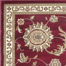 Red Rug - 9'10" X 13'2" Polypropylene Red Area Rug