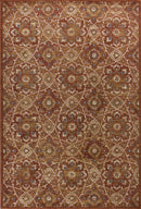 Shaw Carpet - 5'3" x 7'7" Polypropylene Rust Area Rug