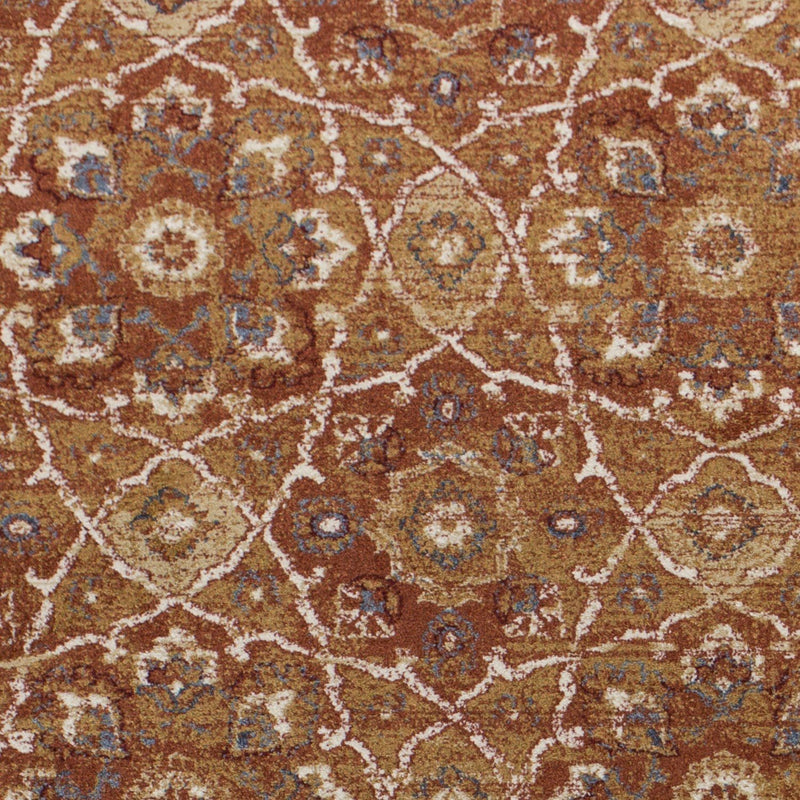 Shaw Carpet - 5'3" x 7'7" Polypropylene Rust Area Rug